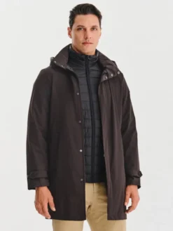 Pako Lorente Kurtka przejściowa P25WF-5X-005 Brązowy Classic Fit