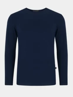 Pako Lorente Longsleeve P000B-TL-006 Granatowy Slim Fit