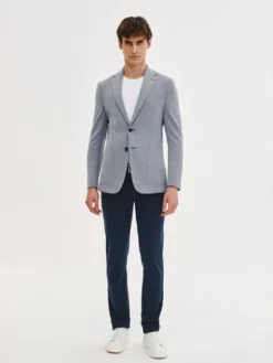 Pako Lorente Marynarka P25BN-3X-002 Niebieski Slim Fit