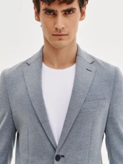 Pako Lorente Marynarka P25BN-3X-002 Niebieski Slim Fit