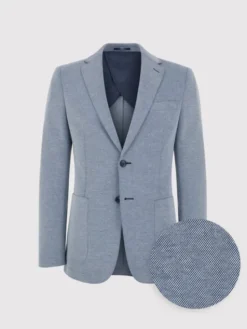 Pako Lorente Marynarka P25BN-3X-002 Niebieski Slim Fit