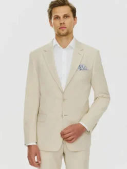 Pako Lorente Marynarka P24SF-3G-004 Beżowy Slim Fit