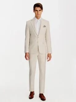 Pako Lorente Marynarka P26SF-3G-023 Beżowy Slim Fit