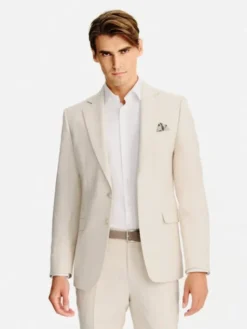 Pako Lorente Marynarka P26SF-3G-023 Beżowy Slim Fit
