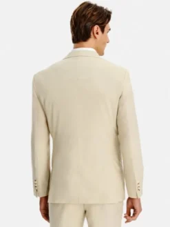 Pako Lorente Marynarka P26SF-3G-037 Beżowy Slim Fit