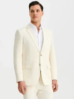 Pako Lorente Marynarka P25SF-3G-015 Beżowy Slim Fit