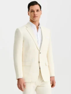 Pako Lorente Marynarka P25SF-3G-015 Beżowy Slim Fit