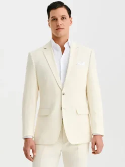 Pako Lorente Marynarka P25SF-3G-015 Beżowy Slim Fit