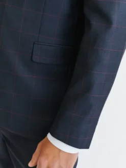 Pako Lorente Marynarka P23SF-3G-002 Granatowy Slim Fit