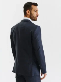 Pako Lorente Marynarka P23SF-3G-002 Granatowy Slim Fit