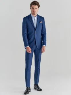 Pako Lorente Marynarka P22SF-3G-019 Granatowy Slim Fit