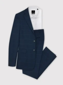 Pako Lorente Marynarka P22SF-3G-014 Granatowy Slim Fit