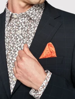 Pako Lorente Marynarka P23SF-3G-003 Granatowy Slim Fit