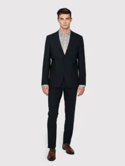 Pako Lorente Marynarka P23SF-3G-003 Granatowy Slim Fit
