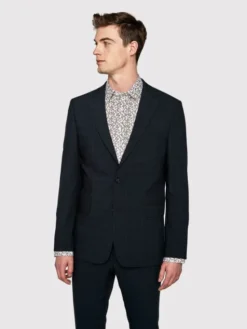 Pako Lorente Marynarka P23SF-3G-003 Granatowy Slim Fit
