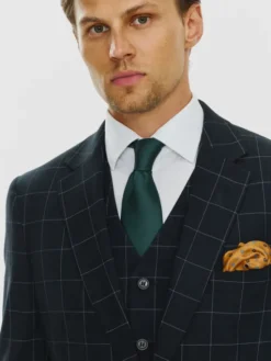 Pako Lorente Marynarka P24SF-3G-001 Granatowy Slim Fit