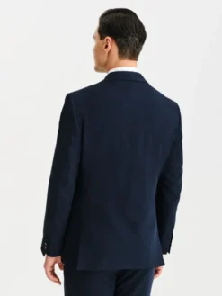 Pako Lorente Marynarka P25SF-3G-012 Granatowy Slim Fit