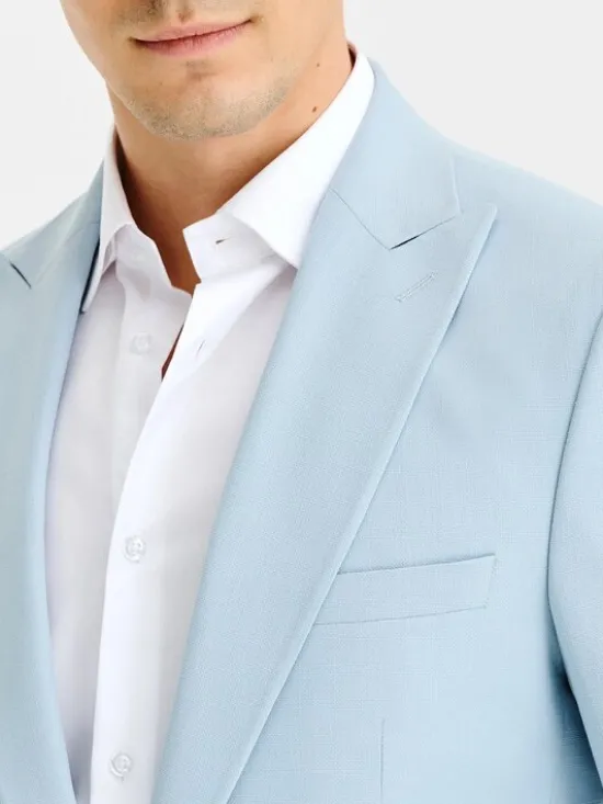 Pako Lorente Marynarka P25SF-3G-027 Niebieski Slim Fit