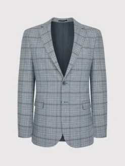 Pako Lorente Marynarka P23SF-3G-032 Szary Slim Fit