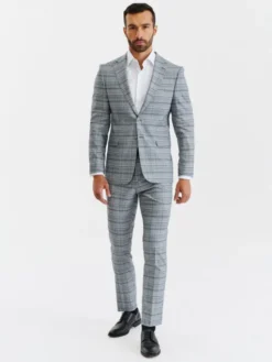Pako Lorente Marynarka P23SF-3G-032 Szary Slim Fit