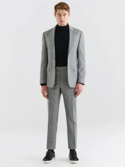 Pako Lorente Marynarka P23SF-3G-011 Szary Slim Fit