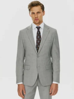 Pako Lorente Marynarka P24SF-3G-009 Szary Super Slim Fit