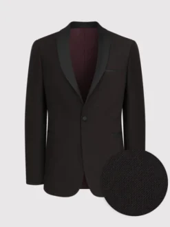Pako Lorente Marynarka P24SF-3S-005 Bordowy Slim Fit