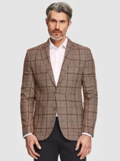 Pako Lorente Marynarka P26SF-3X-021 Brązowy Slim Fit