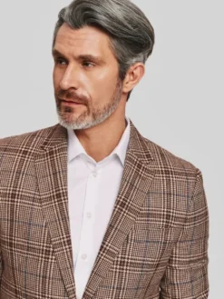 Pako Lorente Marynarka P26SF-3X-021 Brązowy Slim Fit