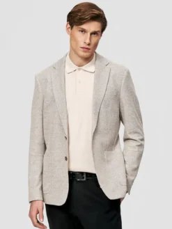 Pako Lorente Marynarka P26SF-3X-004 Beżowy Slim Fit