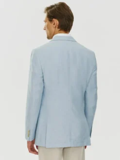 Pako Lorente Marynarka P24SF-3X-020 Błękitny Slim Fit