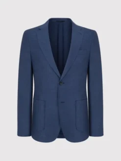 Pako Lorente Marynarka P25SF-3X-005 Granatowy Slim Fit