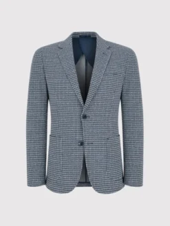 Pako Lorente Marynarka P26SF-3X-018 Granatowy Slim Fit