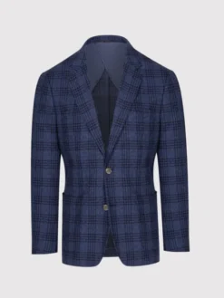 Pako Lorente Marynarka P26SF-3X-022 Granatowy Slim Fit