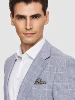 Pako Lorente Marynarka P26SF-3X-023 Niebieski Slim Fit