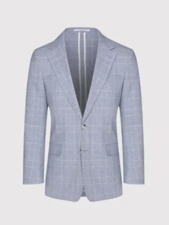 Pako Lorente Marynarka P26SF-3X-023 Niebieski Slim Fit