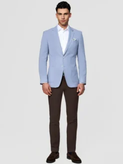 Pako Lorente Marynarka P26SF-3X-010 Niebieski Slim Fit