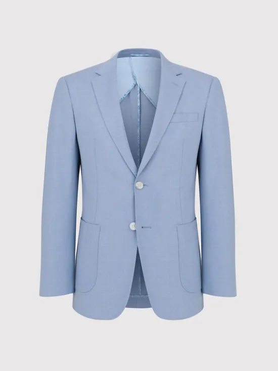 Pako Lorente Marynarka P26SF-3X-010 Niebieski Slim Fit