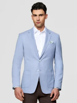 Pako Lorente Marynarka P26SF-3X-010 Niebieski Slim Fit