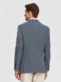 Pako Lorente Marynarka P26SF-3X-027 Niebieski Slim Fit