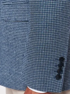 Pako Lorente Marynarka P26SF-3X-027 Niebieski Slim Fit