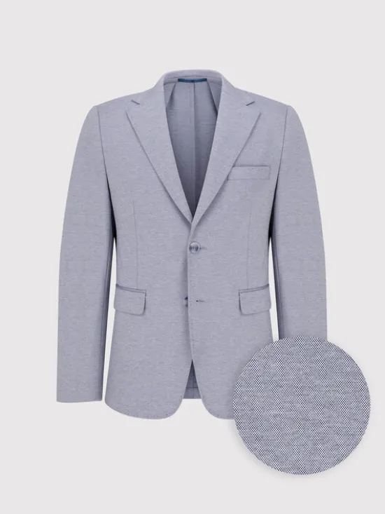 Pako Lorente Marynarka P26SF-3X-016 Niebieski Slim Fit