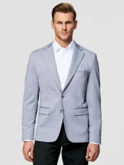 Pako Lorente Marynarka P26SF-3X-016 Niebieski Slim Fit