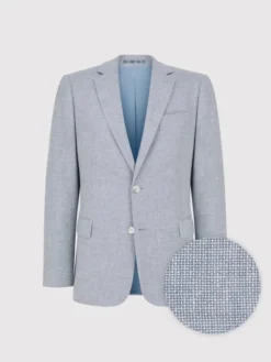 Pako Lorente Marynarka P26SF-3X-019 Niebieski Slim Fit
