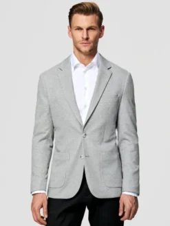 Pako Lorente Marynarka P26SF-3X-017 Szary Slim Fit