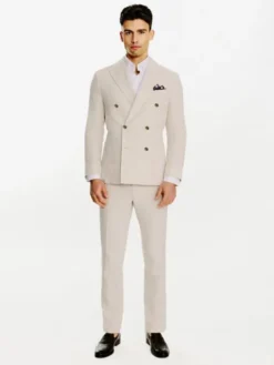 Pako Lorente Marynarka P26SP-3G-039 Beżowy Slim Fit