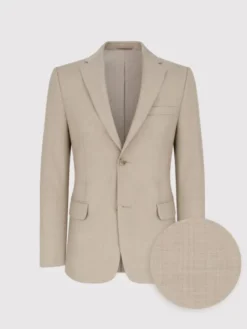 Pako Lorente Marynarka P25SP-3G-038 Beżowy Super Slim Fit