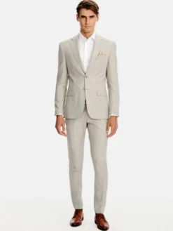 Pako Lorente Marynarka P26SP-3G-027 Beżowy Slim Fit