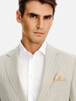 Pako Lorente Marynarka P26SP-3G-027 Beżowy Slim Fit