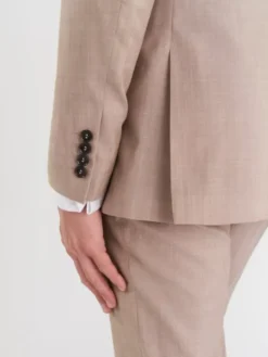 Pako Lorente Marynarka P24SP-3G-010 Beżowy Slim Fit